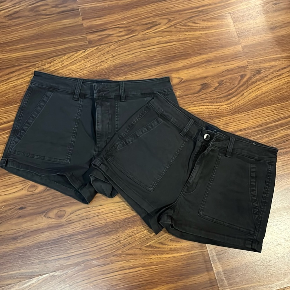 2 pair of American Eagle Hi-Rise Shortie Size 10,12